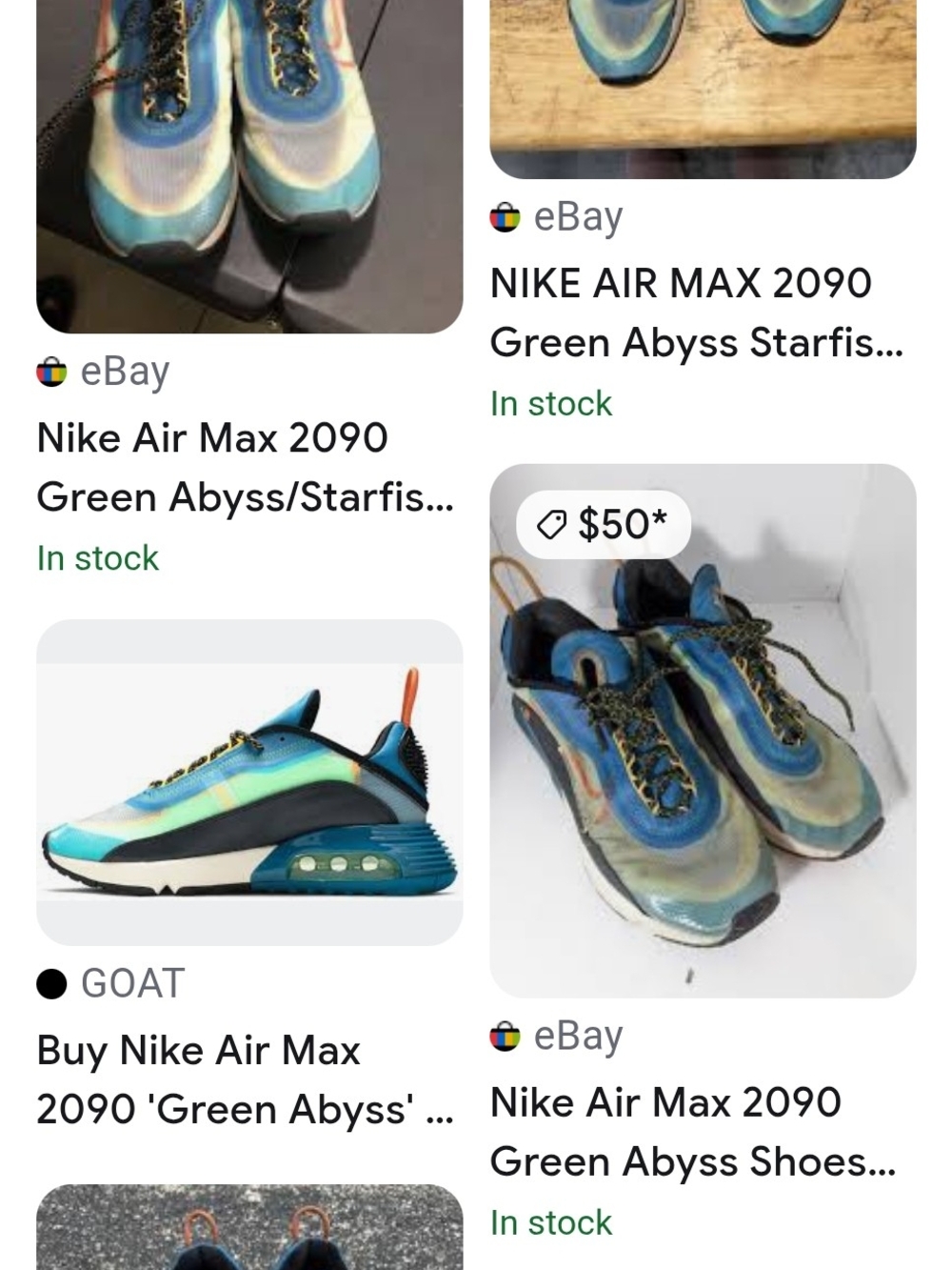 Nike Air Max 2090 'Green Abyss' Men Size 15 - Picture 8 of 9